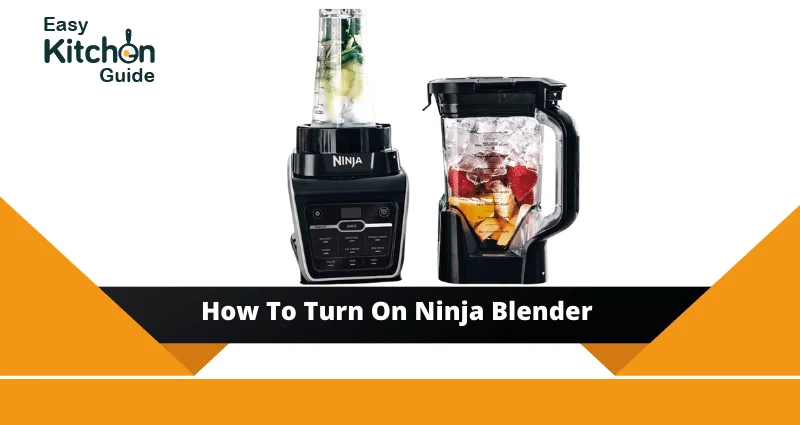 how to turn on ninja blender