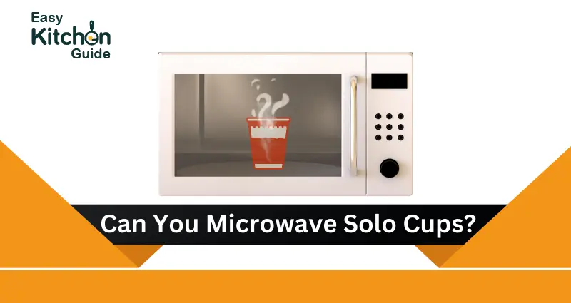 solo cups in microwave