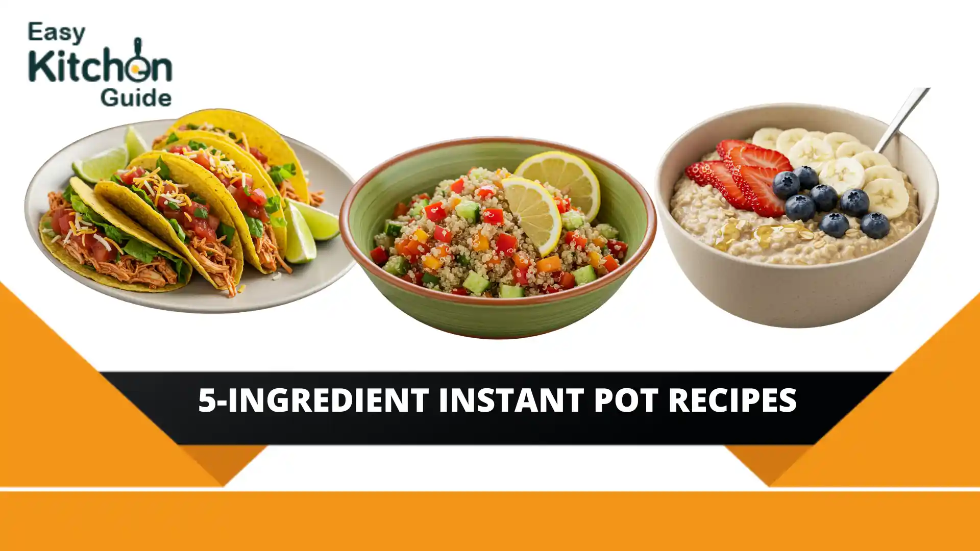 5 Ingredient instant pot recipes